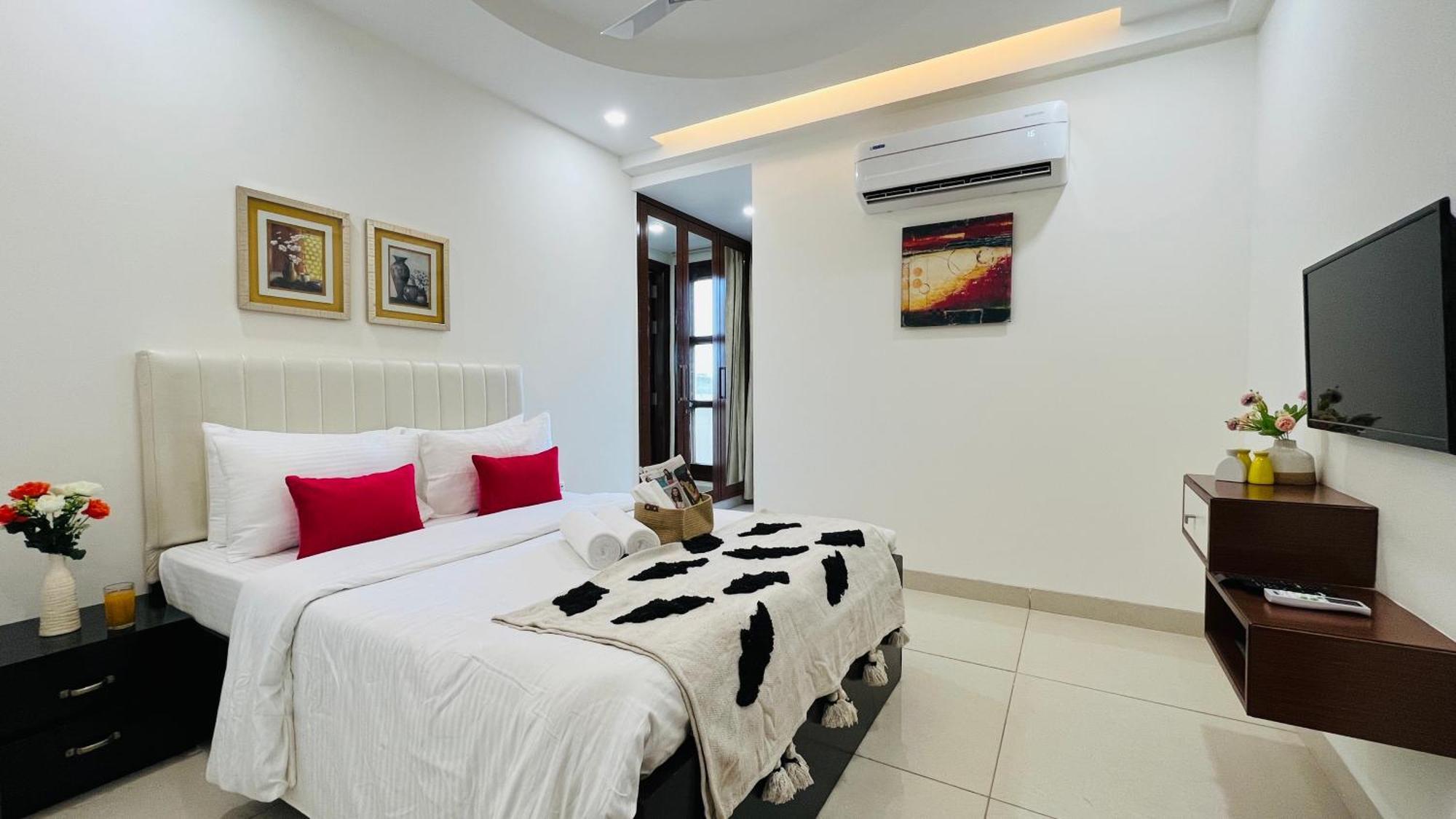 Olive Service Apartments - Golf Course Road Gurgaon Zimmer foto