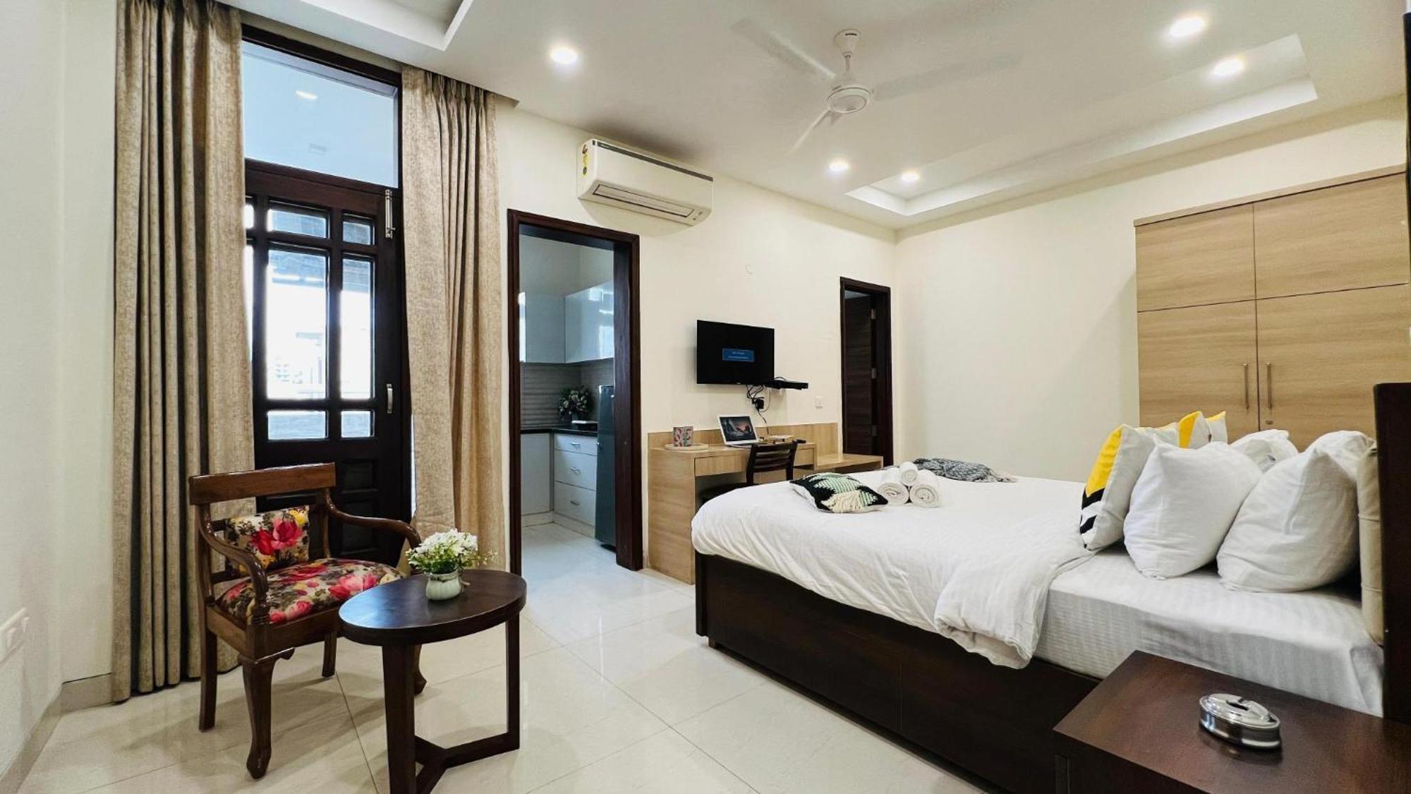 Olive Service Apartments - Golf Course Road Gurgaon Zimmer foto